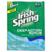 Irish Spring Deep Action Scrub Deodorant Bar Soap