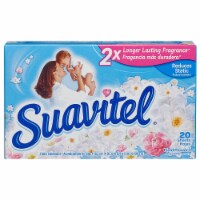Suavitel Field Flowers Fabric Softener Dryer Sheets
