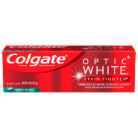 Colgate Optic White Stain Fighter Stain Removal Toothpaste Fresh Mint Gel