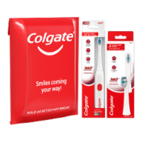 Colgate 360 Advanced Soft Electric Toothbrush & Replacement Heads