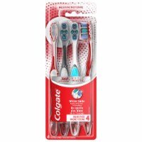 Colgate® 360® Advanced Optic White® Whitening Medium Toothbrush Value Pack