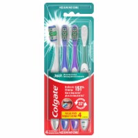 Colgate® 360® Whole Mouth Clean with Tongue and Cheek Cleaner Medium Toothbrush Value Pack