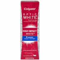 Colgate Optic White Platinum High Impact White Glistening Mint Toothpaste Perspective: Main