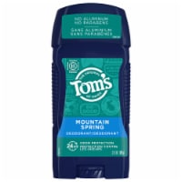 Tom's of Maine Long-Lasting Aluminum-Free Natural Deodorant for Men Mountain Spring