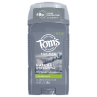 Tom's of Maine Cedar Peak Men's Natural Strength Deodorant Perspective: Main