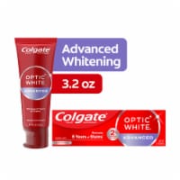 Colgate Optic White Advanced Teeth Whitening Toothpaste, Sparkling White, 3.2 Oz