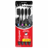 Colgate® 360® Charcoal Floss-Tip Bristles Soft Toothbrush Value Pack