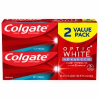Colgate® Optic White® Advanced Icy Fresh Whitening Toothpaste Value Pack Perspective: Main