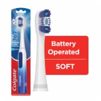 Colgate® 360® Floss-Tip Soft Bristle Battery Sonic Powered Toothbrush
