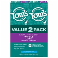 Tom's of Maine Whole Care Natural Toothpaste with Fluoride Peppermint