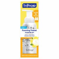 Softsoap Lemon Fizz Scent Foaming Tablet Hand Soap Starter Kit