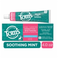 Tom's Sensitive + Whitening Soothing Mint Fluoride-Free Toothpaste