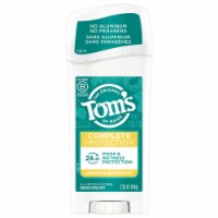 Tom's of Maine Complete Protection Aluminum-Free Natural Deodorant for Women Lemon & Bergamot