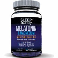 Windmill Health Products Melatonin & Magnesium Gummy - Blackberry 60 Gummies Perspective: Main