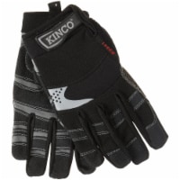 KincoPro General Men's Medium Black Polyester-Spandex Work Glove 2041-M