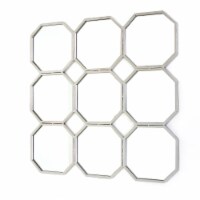 Contemporary Mirrored Metal Wall Sculpture