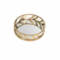 TETON HOME GOLD STREAMLINE MIRROR TRAY - TD-015