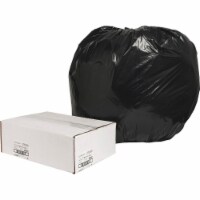Nature Saver Trash Can Liners Rcycld 56 Gal 1.25mil 43 x48  100/BX BK 00992