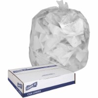 Genuine Joe Trash Can Liners 30 Gallon .6Mil 30 x36  250/CT Clear 01012