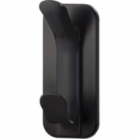 Lorell  Magnetic Double Coat Hook&#44; Black