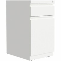Lorell LLR03103 15 x 27.8 x 20 in. Backpack Drawer Mobile Pedestal File Cabinet, White