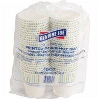 Genuine Joe Paper Cup Hot 10 oz. 3-1/2 Wx7-1/10 Lx10-1/2 H 50/PK AST 10317