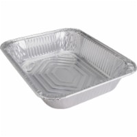 Genuine Joe Disposable Aluminum Pan 1/2  128oz Cap 100/CT SR 10702