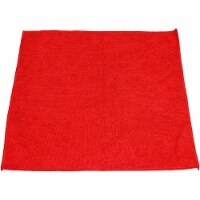 Genuine Joe Standard Terry Cloth - For General Purpose - Lint-free, Mess-free, Washable, Long Lasting - MicroFiber - 12 / Pack - Red Genuine Joe Standard Terry Cloth - For General Purpose - Lint-free, Mess-free, Washable, Long Lasting - MicroFiber - 12 / Pack - Red