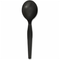 Genuine Joe Soup Spoons Hvy-Wght 1000/CT Black 30406