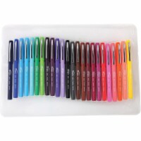 Integra ITA36205 0.7 mm Fineliner Ultra Fine Tip Marker Pen - Pack of 24