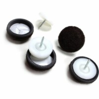 Lorell LLR49327 Nail-in Glides Chair - Pack of 16