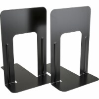 Business Source Bookend Supports Jumbo 6 x8-1/2 x9  Black 42551