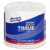 Genuine Joe GJO2550096 Bath Tissue- 2-Ply- 500SH-RL- 4 in. x 3.15 in.- 96RL-CT- WE