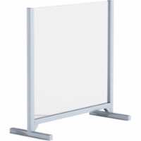 Lorell  30 x 29 x 41 in. Adjustable Glass Barrier
