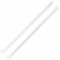 Genuine Joe Individually Wrapped Straws 7-3/4  500/BX Translucent 58925