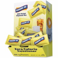Genuine Joe Sweetner Packets Sucralose 400/BX Yellow 70468