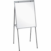 Lorell Dry-Erase Board Easel Rubber Feet 40 -70  Black 75684