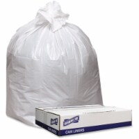 Genuine Joe Trash Can Liners Hvy-Dty 0.9mil 33 x39  100BG/CT White 3339W
