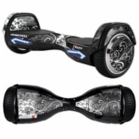 MightySkins RAHOV2-Black Flourish Skin Decal Wrap for Razor Hovertrax 2.0 Hover Board Scooter