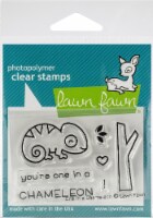 Lawn Fawn Clear Stamps 3 X2 -One In A Chameleon