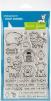 Lawn Fawn Clear Stamps 4 X6 -Hay There