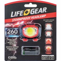 Life Gear® Storm Proof Headlamp - Red / Black