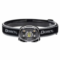 Dorcy Pro 11 in. LED 470-Lumen High CRI & UV Tilt Headlamp Flashlight Gray DCY414320