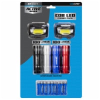 Dorcy® Active Series COB LED Flashlights & Headlamps Combo Pack Perspective: Main