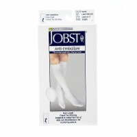 Jobst® Anti-Embolism Knee High Closed Toe White Stocking Perspective: Main