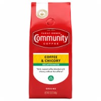 Community Coffee® Decaf Coffee & Chicory Dark Roast Ground Coffee Perspective: Main