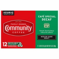 Community Coffee® Decaf Cafe Special Medium-Dark Roast K-Cup Coffee Pods Perspective: Main