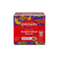 Community Coffee Mardi Gras King Cake Single-Serve Cups Perspective: Main