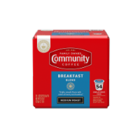 Community Coffee® Breakfast Blend Medium Roast K-Cup Coffee Pods Perspective: Main
