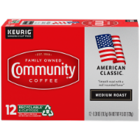 Community Coffee® American Classic™ Medium Roast K-Cup Coffee Pods Perspective: Main